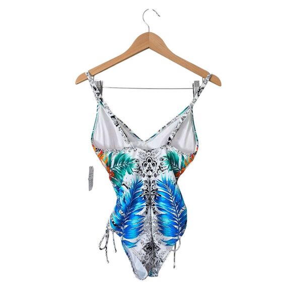 Skinny Dippers Shape Shifter Size Medium Multi One Piece Swimsuit NEW - Picture 3 of 7